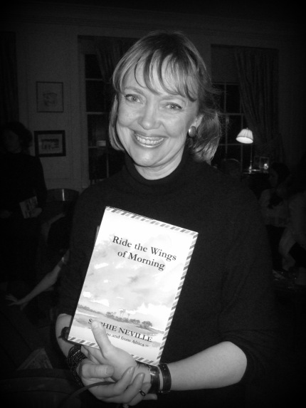 Writer Sophie Neville with her new book 'Ride the Wings of Morning'