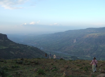 Sophie Neville in the Ethiopian Highlands