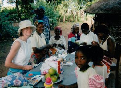 Sophie Neville in Mosambique with the First Baptist Church