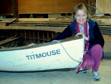 Sophie Neville with Titmouse in Norfolk