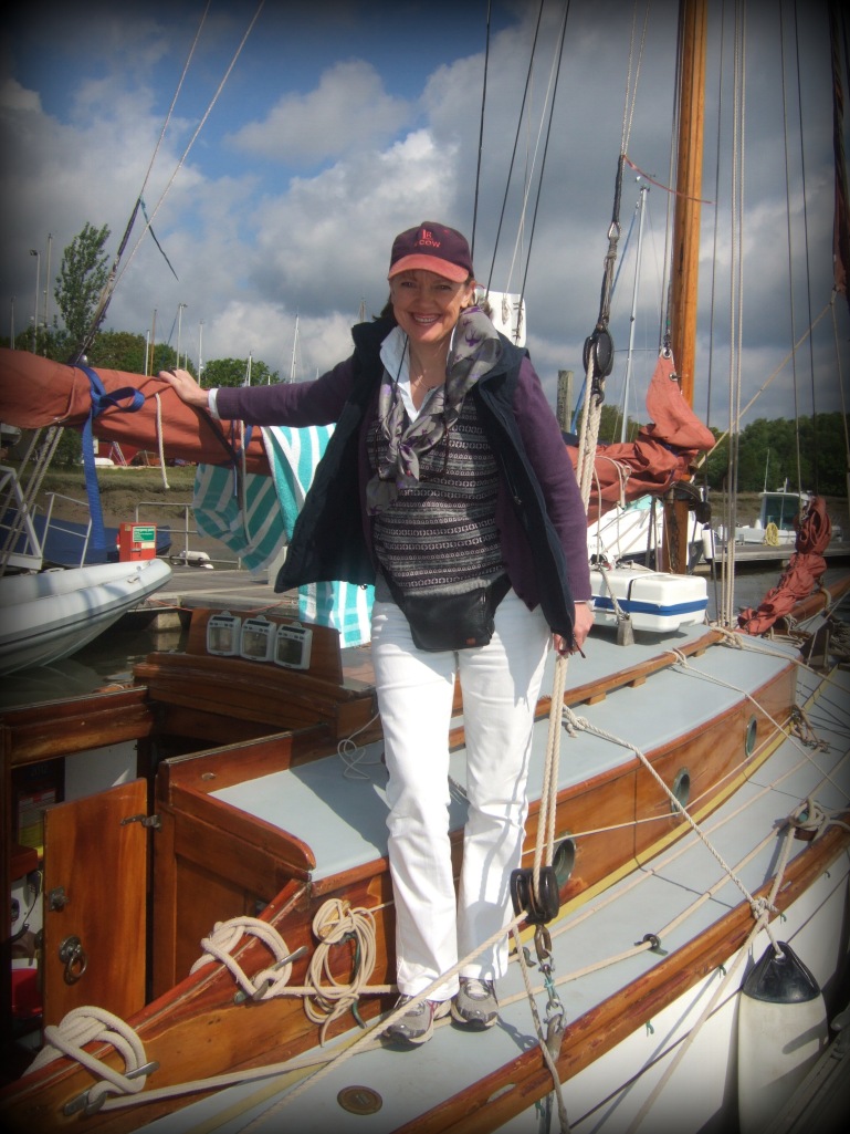 Sophie Neville aboard the Nancy Blackett