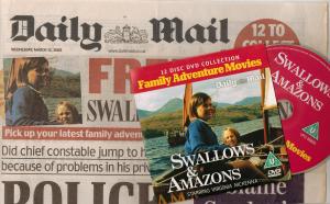 Swallows and Amazons Daily Mail DVD