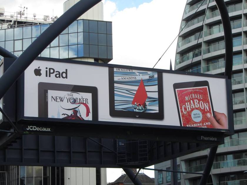 Apple iPad ad featuring Swallows and Amazons