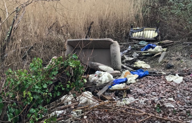 Rubbish Nature Reserve fly tipping