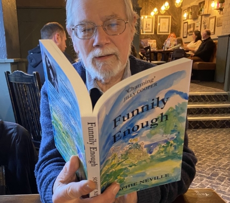 David Butters reading 'Funnily Enough'